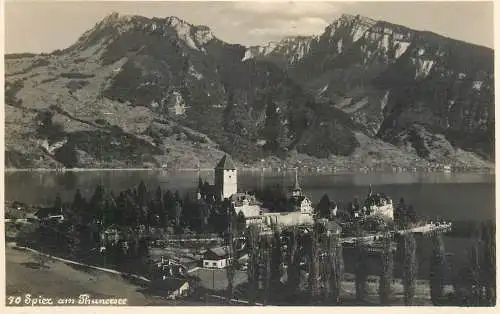 Switzerland postcard Spiez am Thunersee