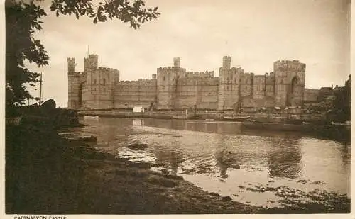 Wales Caernarvon Castle