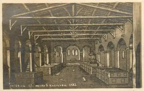 England St Mary's Church interior aspect