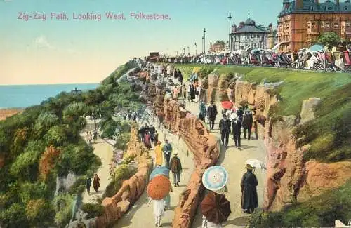 England Folkestone Zig-Zag Path