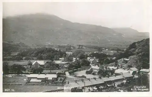 Wales Beddgelert village general view