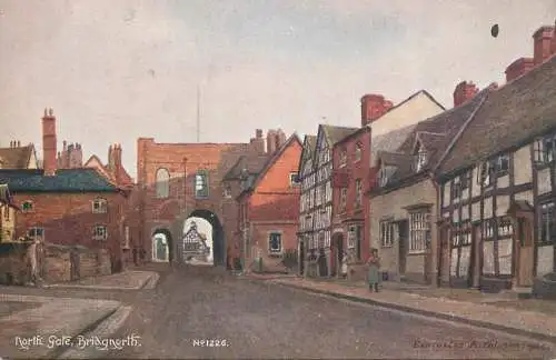 England Bridgnorth North Gate nr. 1226 signed artwork
