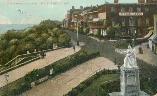 United Kingdom England Southend on Sea Queen Victoria statue