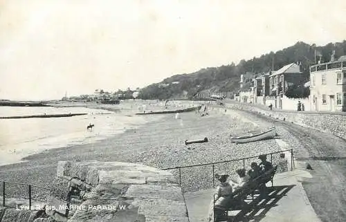 United Kingdom England Lyme Regis marine parade
