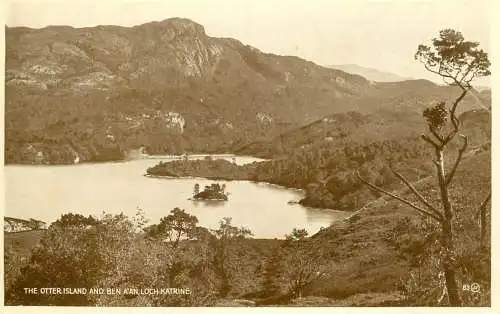 United Kingdom Scotland Loch Katrine the Otter island