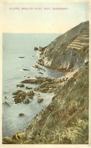 Channel Islands Guernsey Moulin Huet Bay Cliffs
