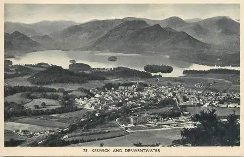 England Keswick & Derwentwater general view
