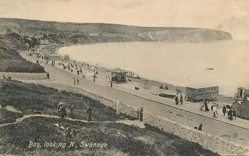 England Swanage bay & beach view