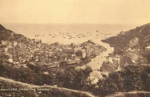 England Looe from the Downs