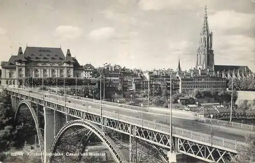 Switzerland Bern Kirchenfeldbrucke Casino & Munster