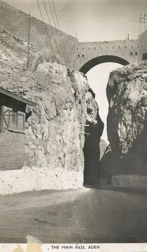Yemen The Main Pass Aden detail view