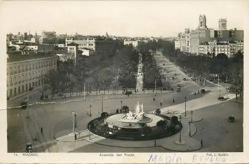 Spain Madrid Avenida del Prado