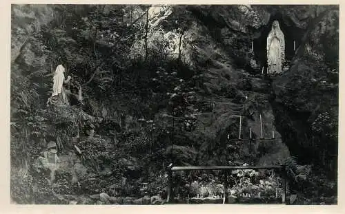 Madonna grotto holy place to identify