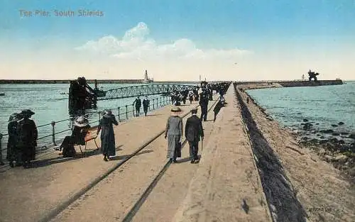 United Kingdom England the pier South Shields