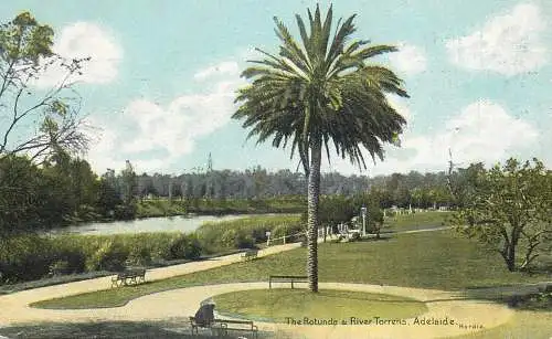 United Kingdom England Adelaide the rotunda river torrens