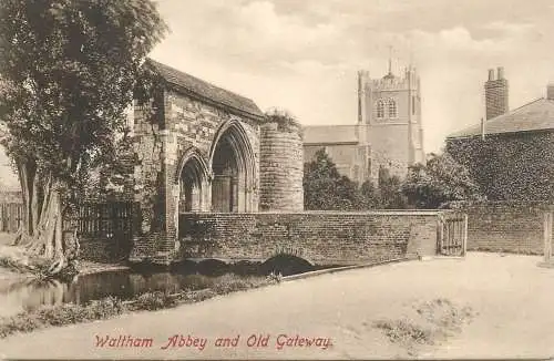 United Kingdom England Waltham abbey and Old Gateway