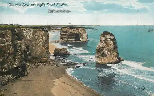 United Kingdom England Marsden Rock and cliffs