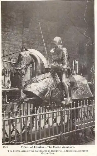 United Kingdom England Tower of London the horse armoury