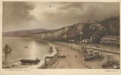 United Kingdom England Sandown beach