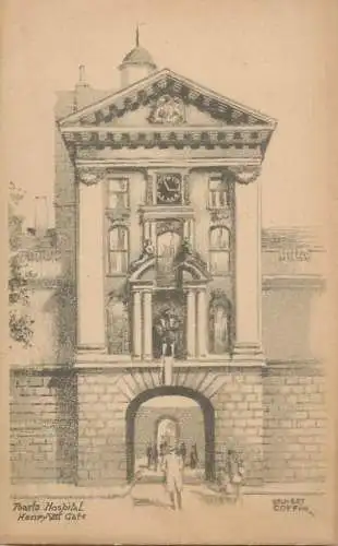 United Kingdom England Barts hospital Henry Hill Gate