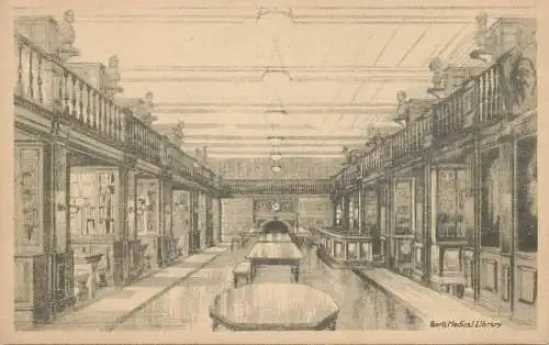 United Kingdom England Barts Medical library