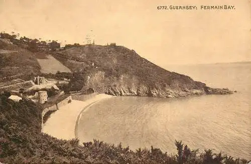 United Kingdom Guernsey Fermain Bay
