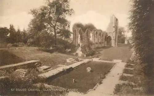United Kingdom England Glastonbury Abbey St. Edgar chapel