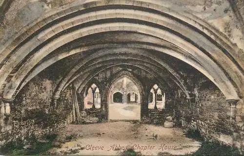 United Kingdom England Cleeve Abbey chapter house