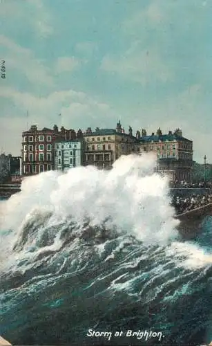 United Kingdom England Brighton storm