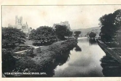 United Kingdom England Bath north parade bridge