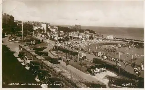United Kingdom England Broadstairs harbour and gardens
