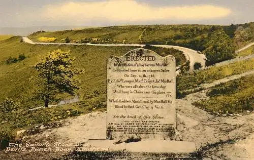 United Kingdom England Hindhead the sailor stone