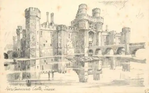 United Kingdom England Herstmonceux Castle