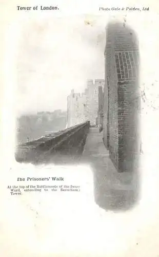 United Kingdom Tower of London the prisoner's walk
