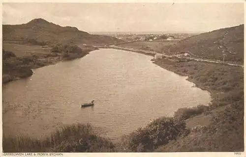 United Kingdom Wales Garreg Wen lake
