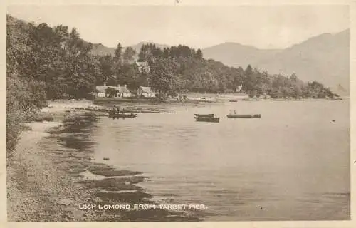 United Kingdom Scotland Loch Lomond Tarbet Pier