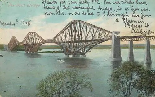 United Kingdom Scotland the Forth Bridge