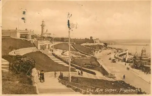 United Kingdom England Plymouth the Hoe Slopes