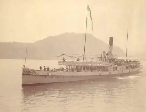 Navigation sailing vessels & boats themed postcard Vitznau paddle steamer DS Unterwalden