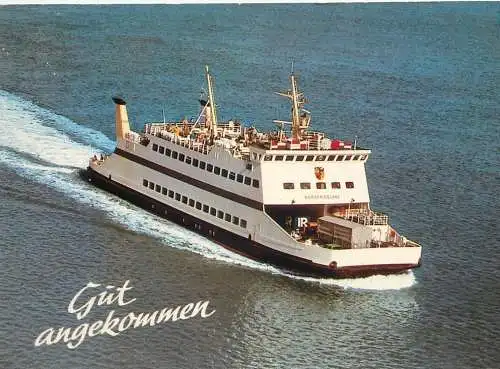 Navigation sailing vessels & boats themed postcard M.S. Nordfriesland ocean liner
