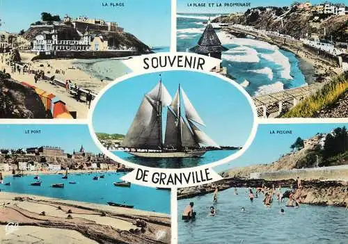 Navigation sailing vessels & boats themed postcard Granville