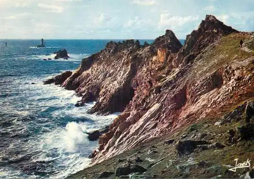 Navigation sailing vessels & boats themed postcard la Pointe du Raz