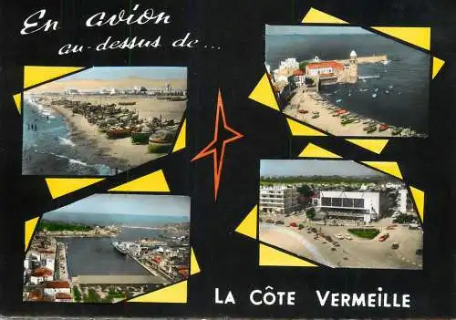 Navigation sailing vessels & boats themed postcard la Cote Vermeille