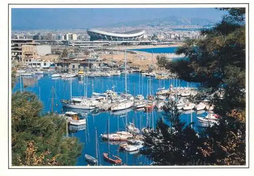 Navigation sailing vessels & boats themed postcard Pireus Mikrolimano