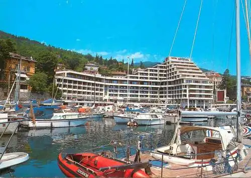 Navigation sailing vessels & boats themed postcard Opatija harbour