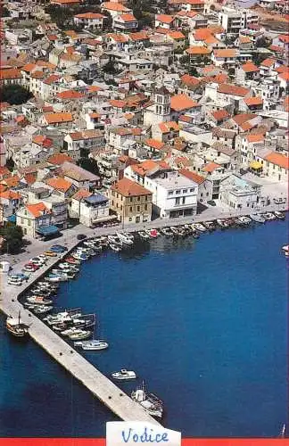 Navigation sailing vessels & boats themed postcard Vodice harbour