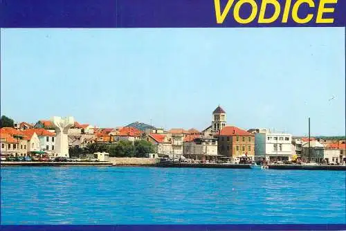 Navigation sailing vessels & boats themed postcard Vodice harbour