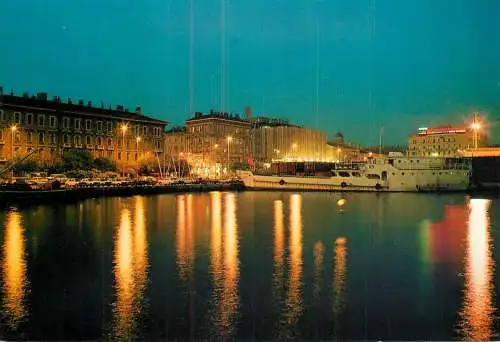 Navigation sailing vessels & boats themed postcard Rijeka pleasure cruise