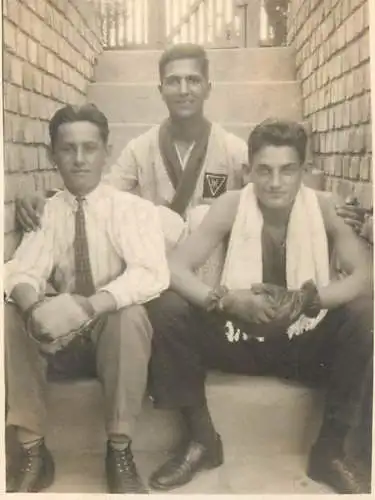 Sport boxing souvenir vintage photo