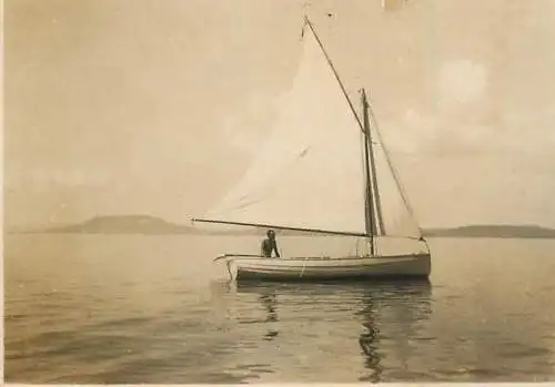 Sailing boat vintage photo